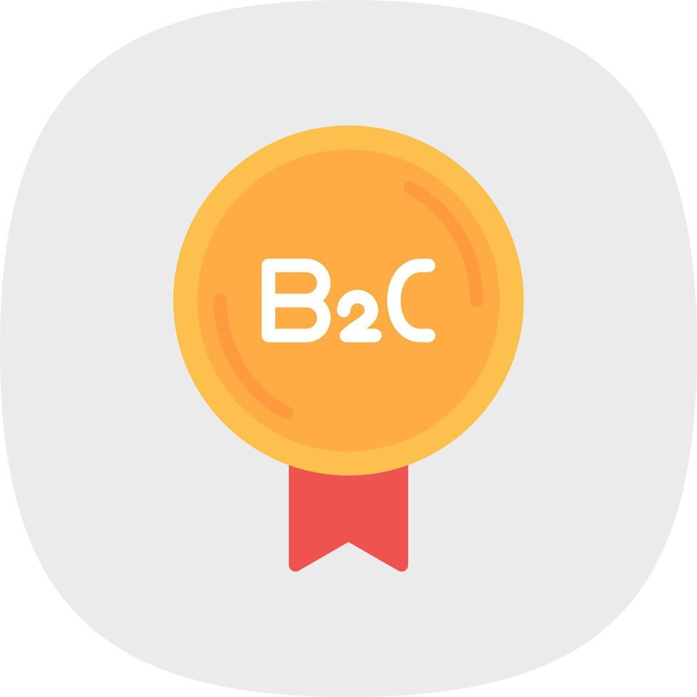 diseño de icono de vector b2c