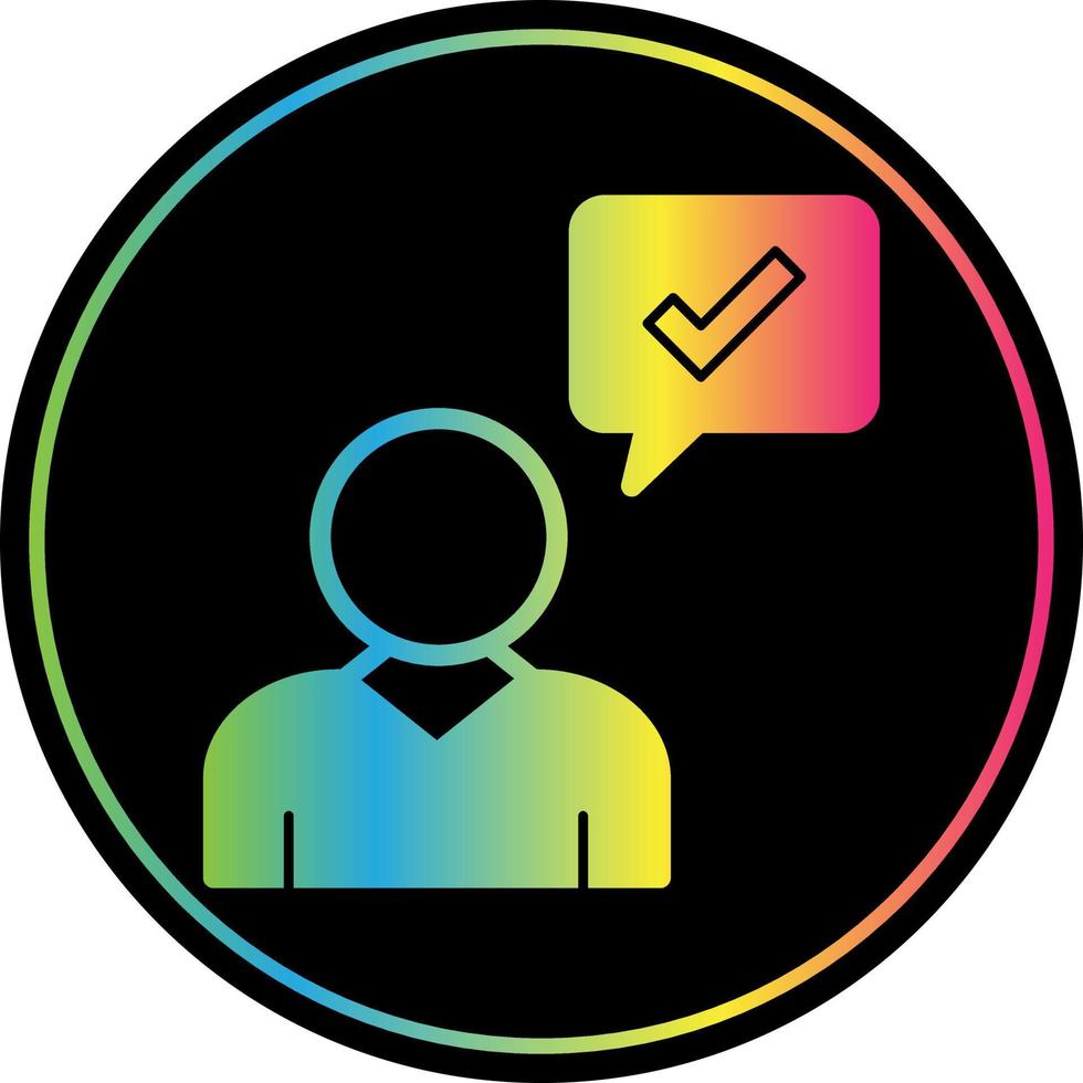 Opt In Vector Icon Design