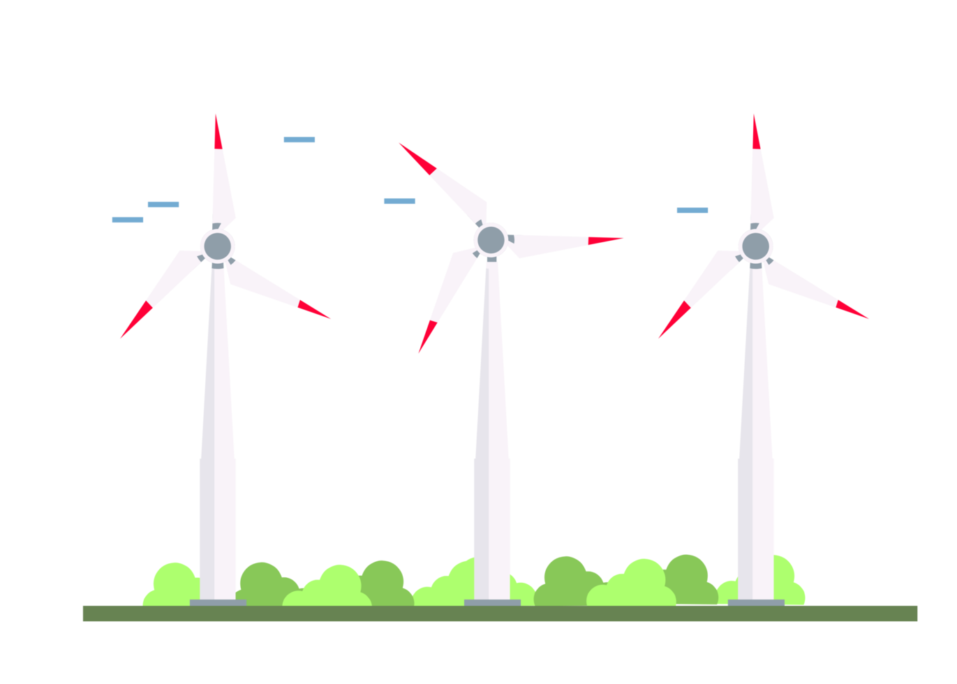 Wind energy station png