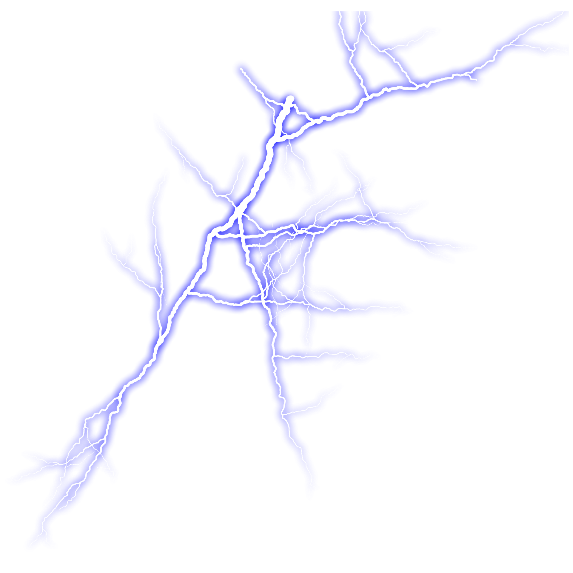 Element Blue Lightning flash Thunderbolt isolated PNG 16390756 PNG