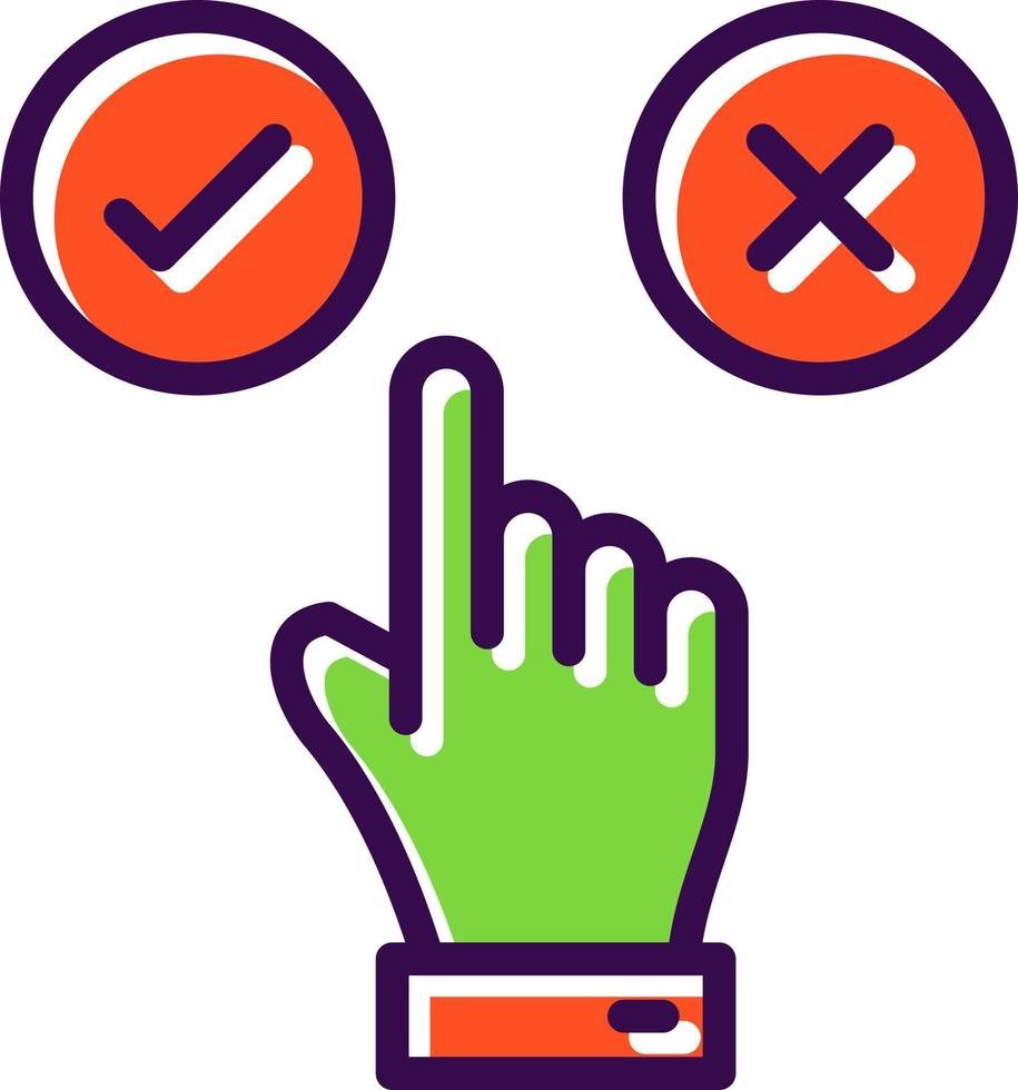 Customer Satisfaction Vector Icon Design