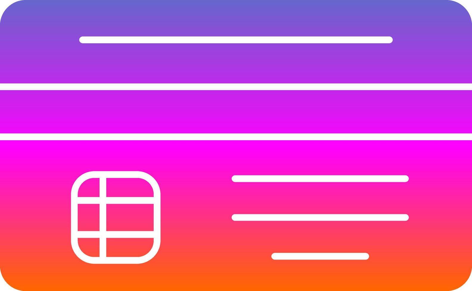 Credit Card Vector Icon Design