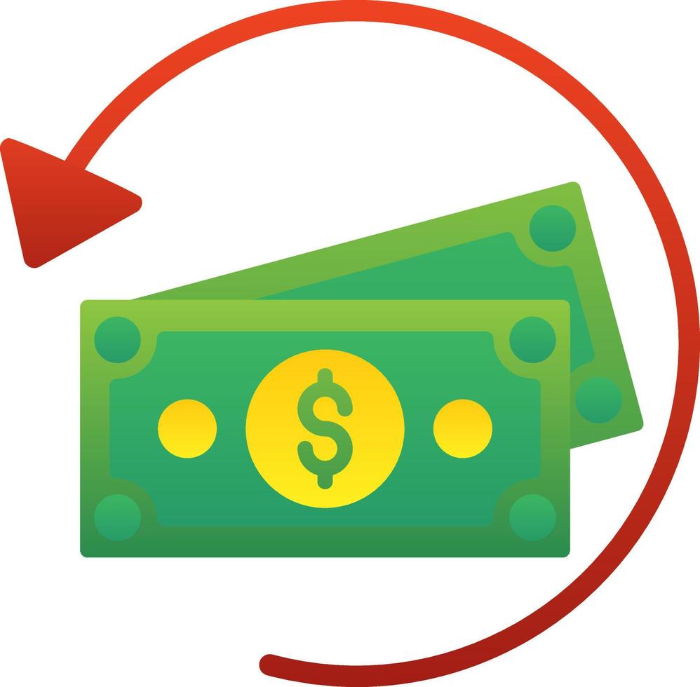 Refund Vector Icon Design