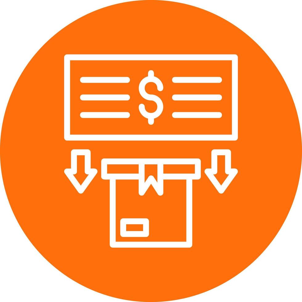 Pay Upon Delivery Vector Icon Design