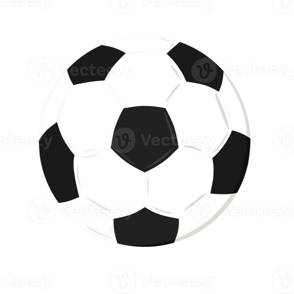 Soccer ball for football play game theme png