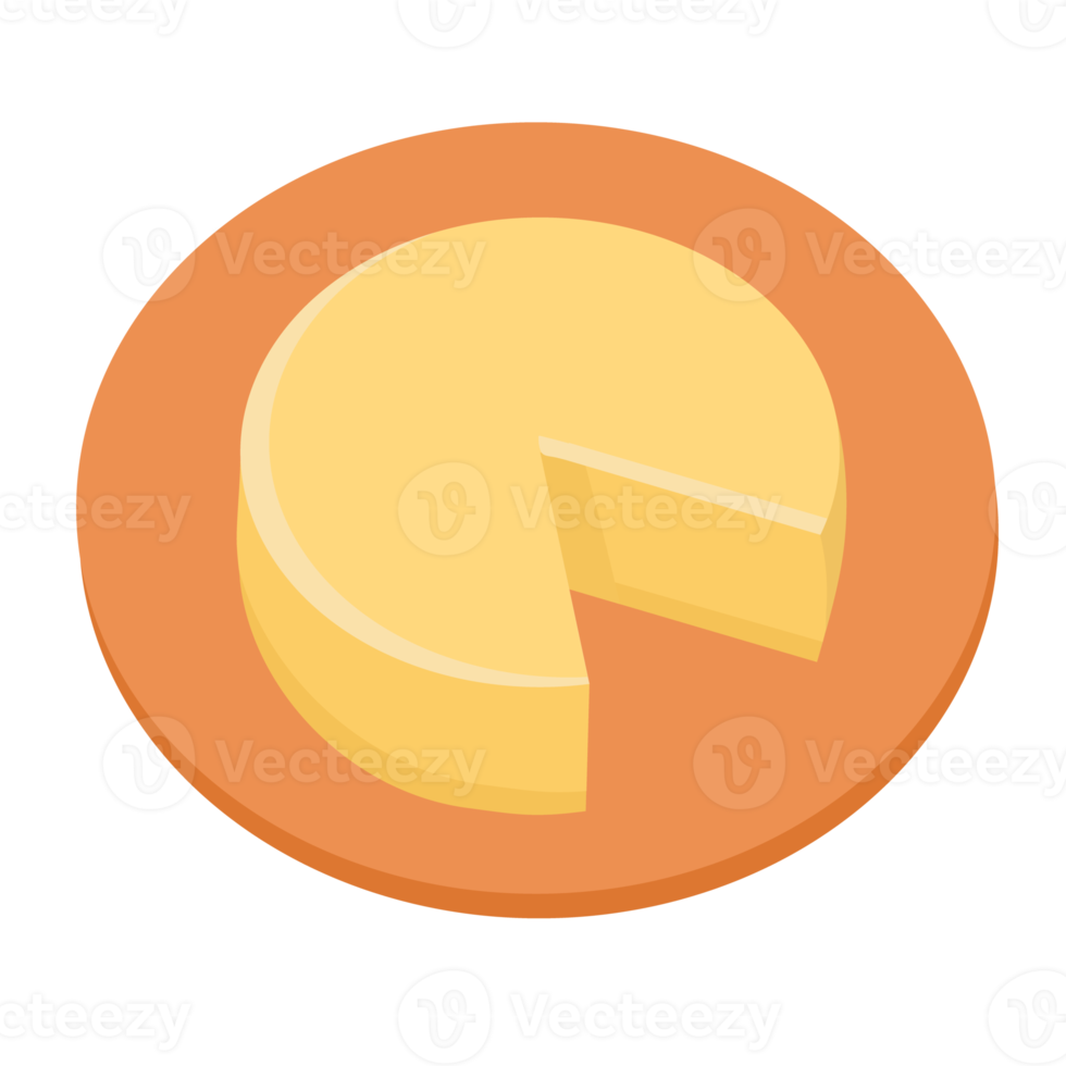 Vegan cheddar cheese from coconut oil or soy bean organic png