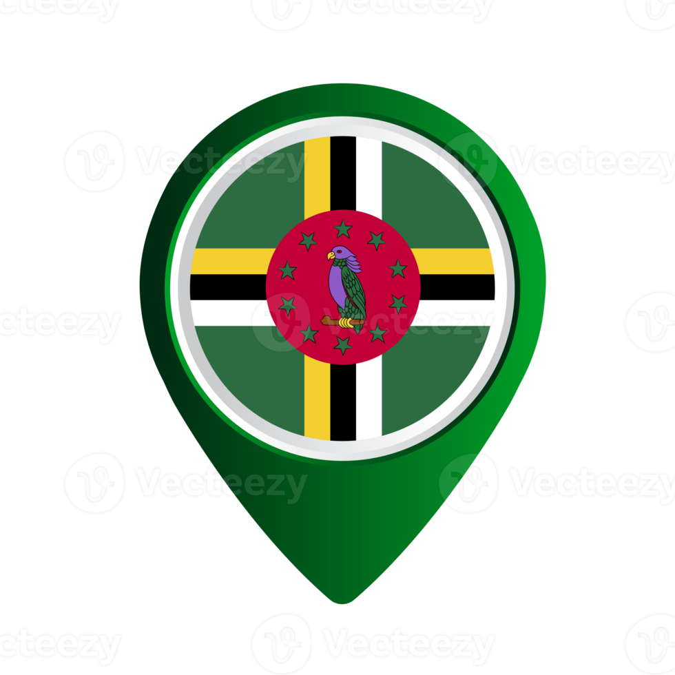 Dominica flag country png