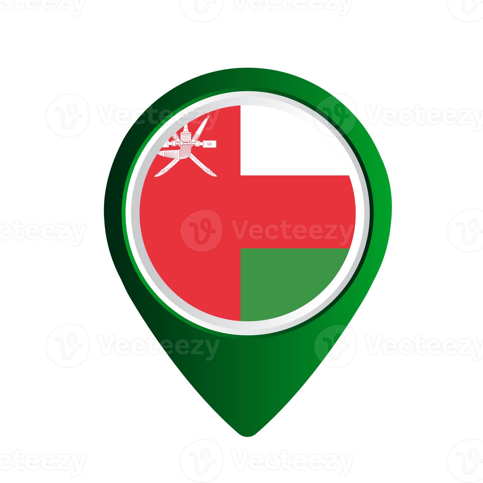 Oman flag country 16391583 PNG