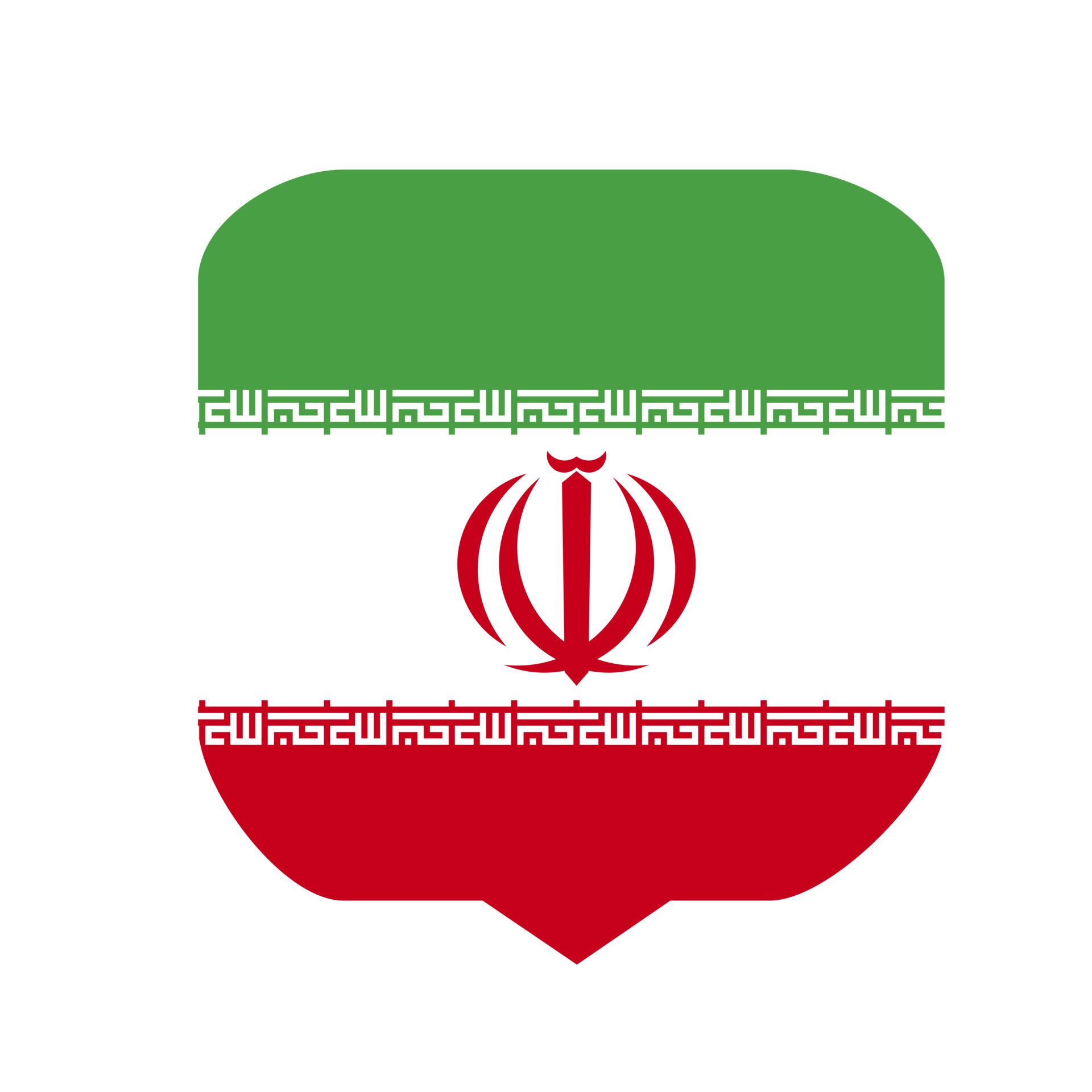 Iran flag country 16391684 PNG