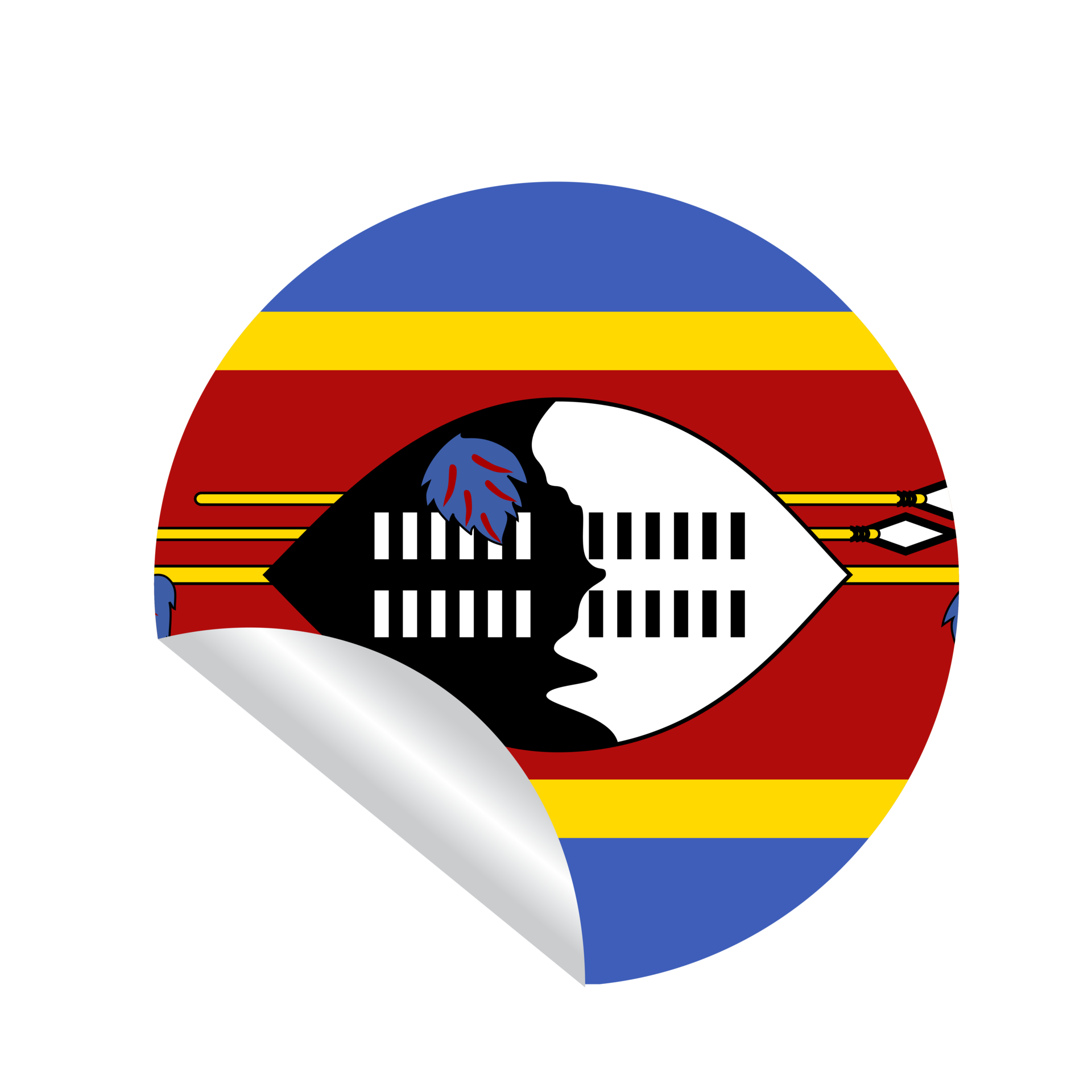 Eswatini flag country 16391768 PNG