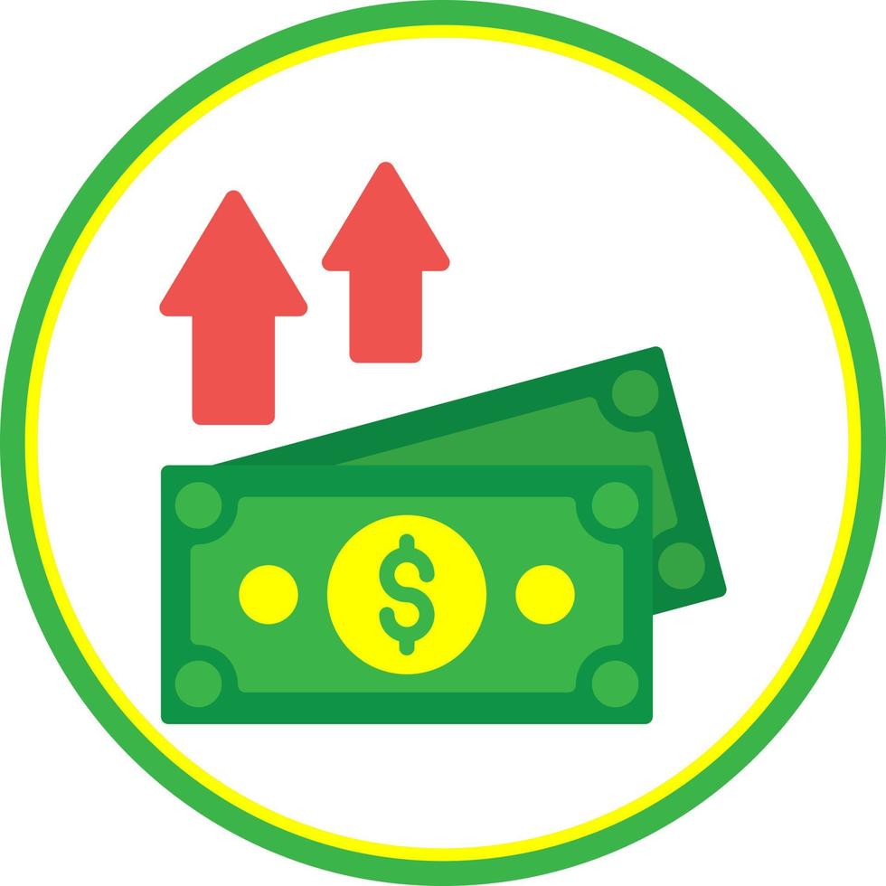 Pay Cash Vector Icon Design
