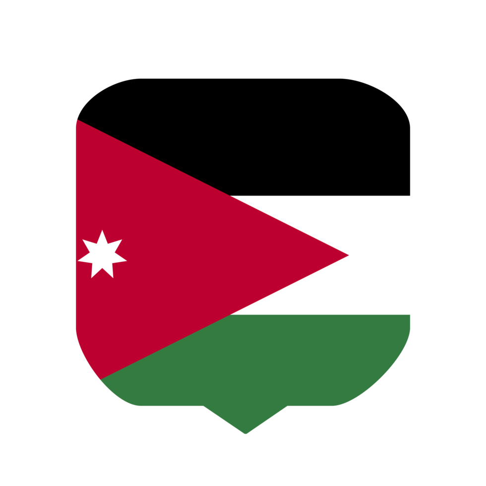 pays du drapeau de la jordanie png