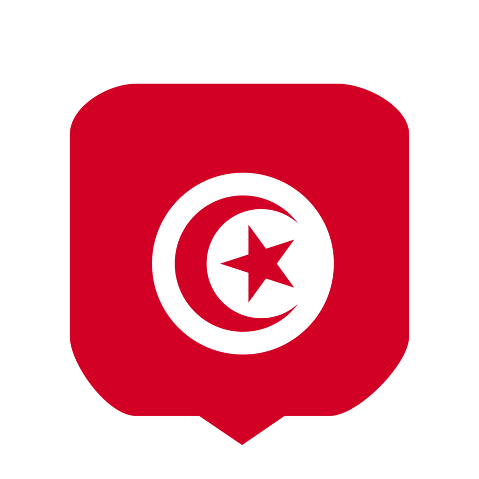 tunisien flagga Land png