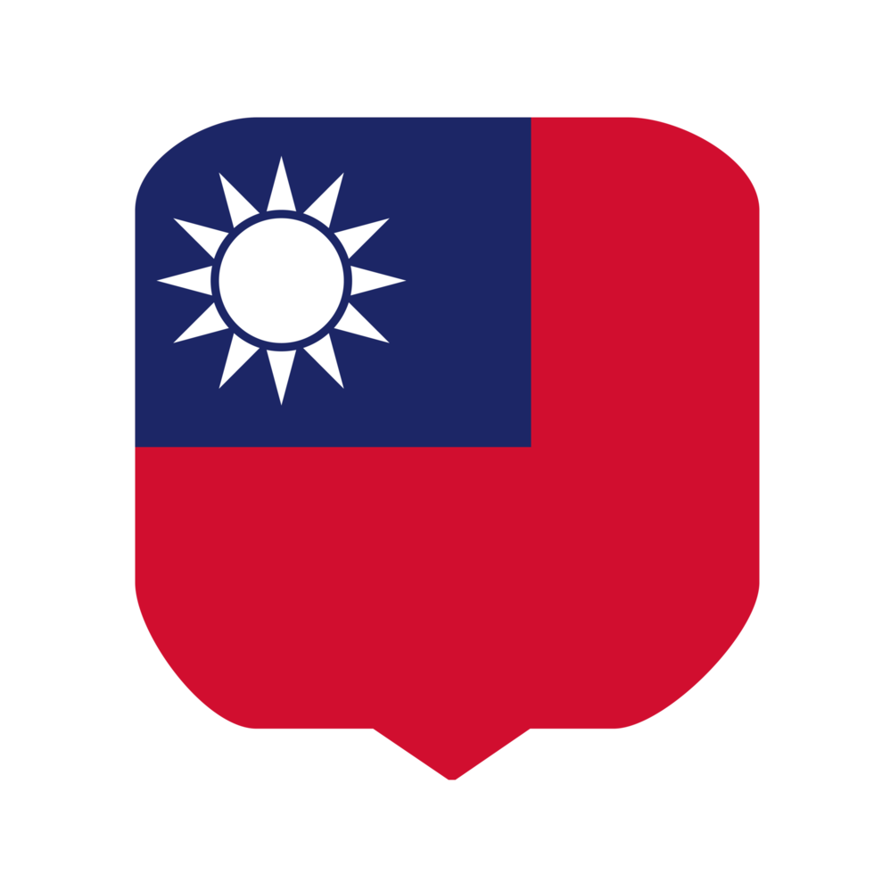 Taiwan bandiera nazione png