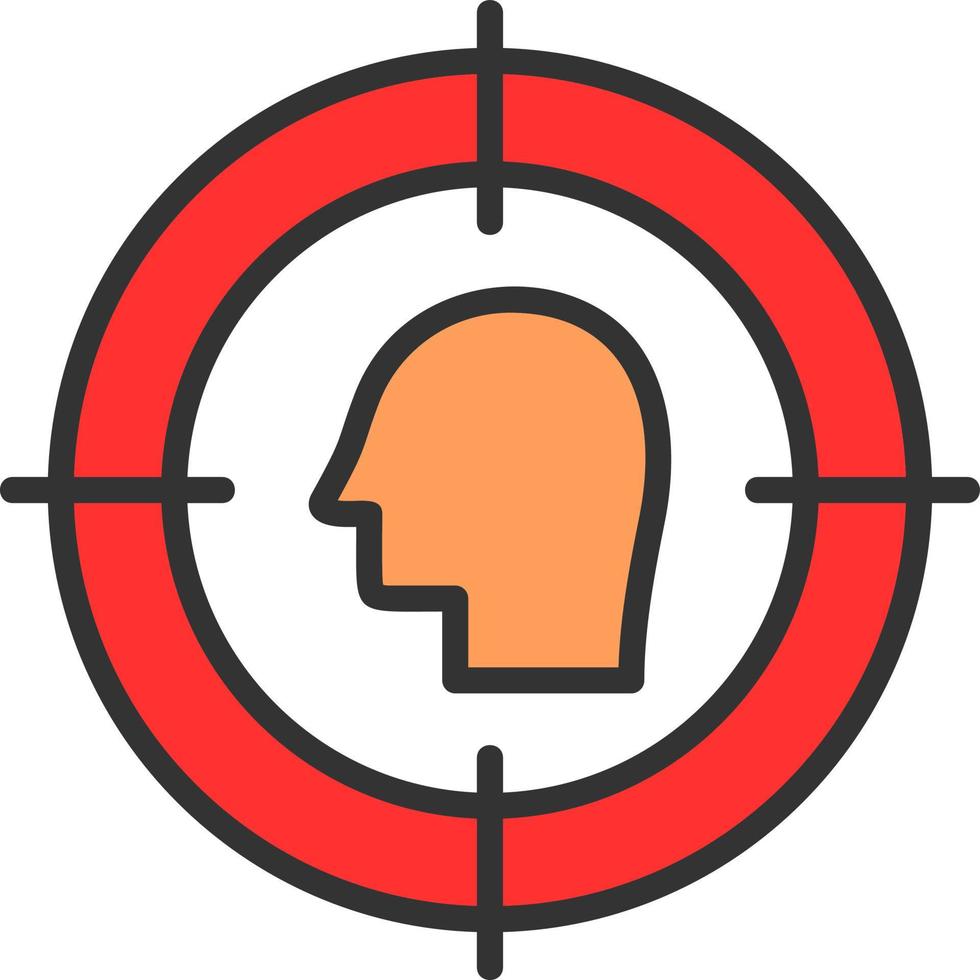 Head Hunting Vector Icon Design