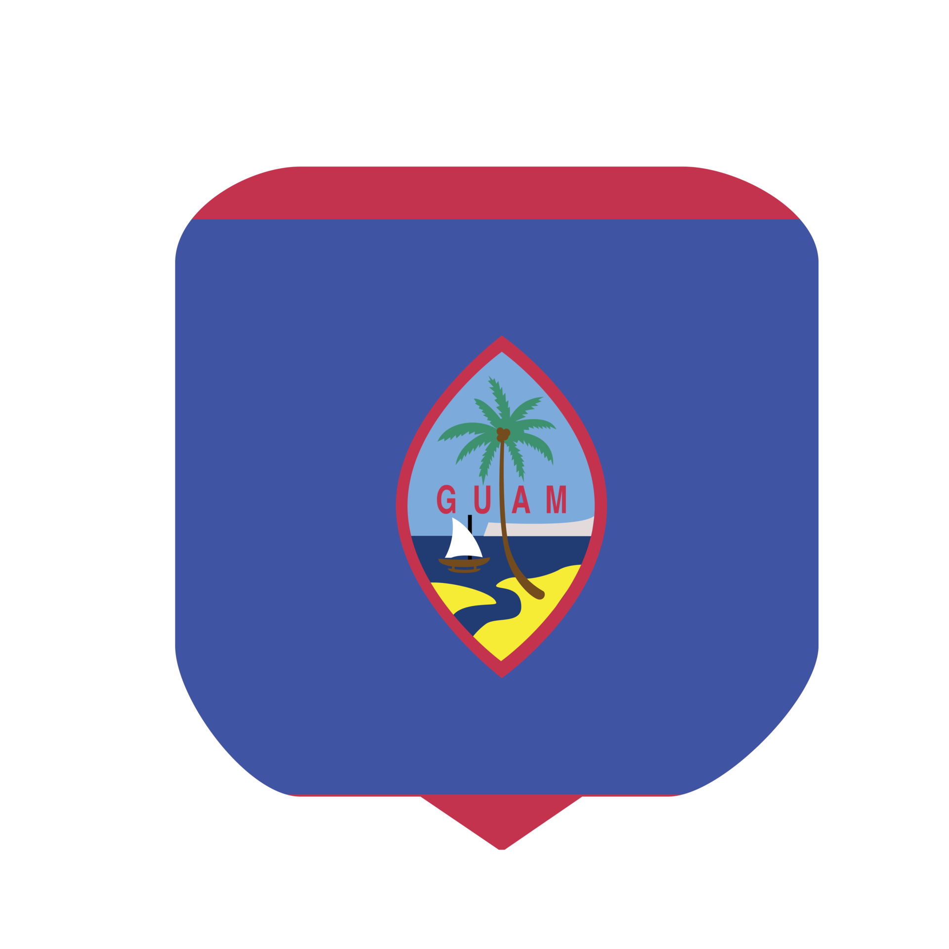 Guam flag country 16392650 PNG