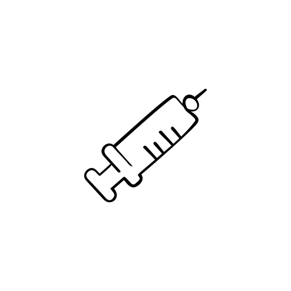 Injection Line Style Icon Design vector