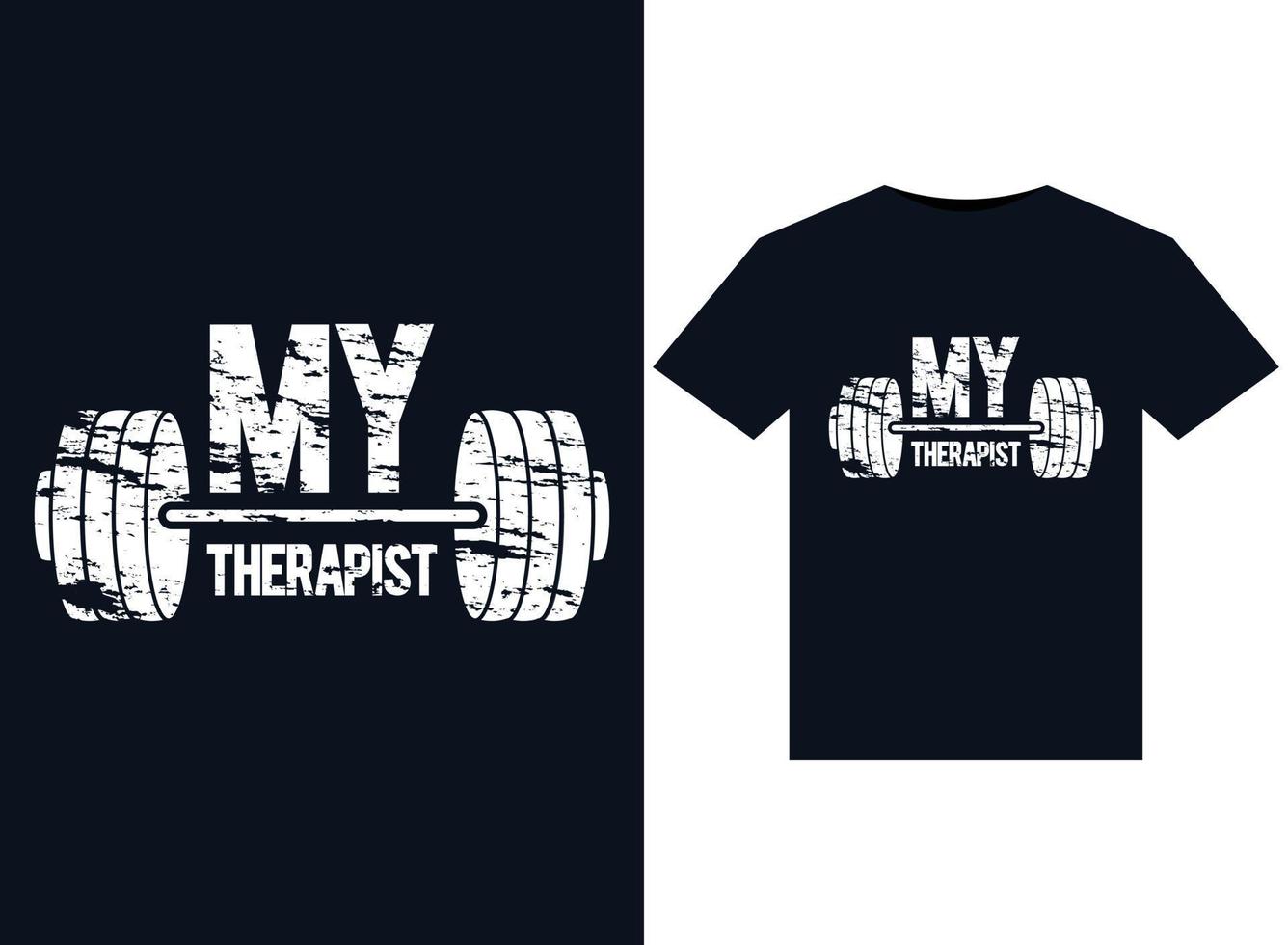 My therapist illustrations for print-ready T-Shirts design 16393261