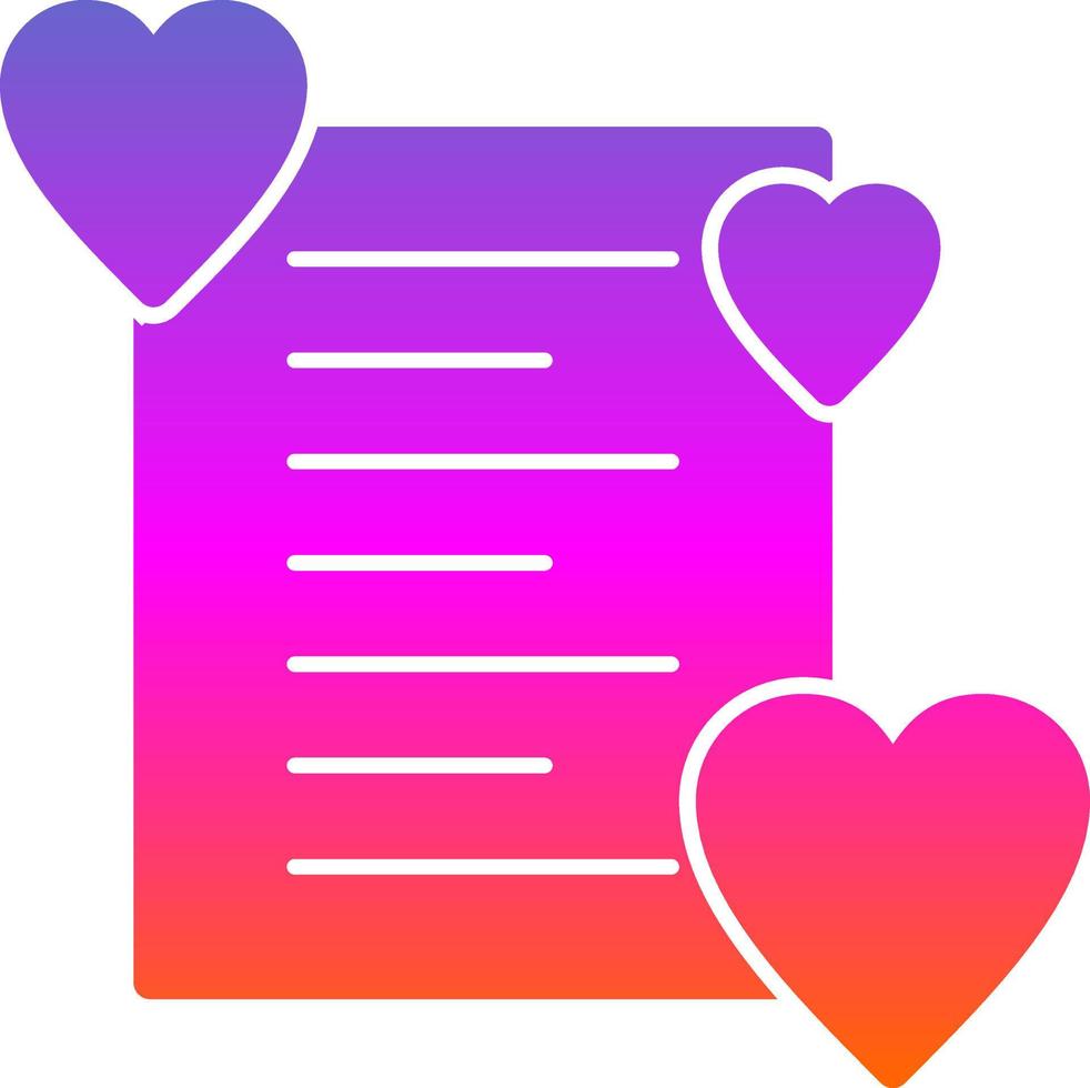 Wishlist Vector Icon Design