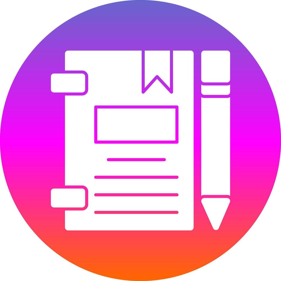 Journal Vector Icon Design