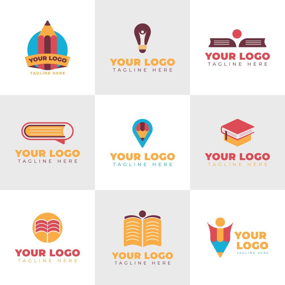 Education Fun Logo Template vector