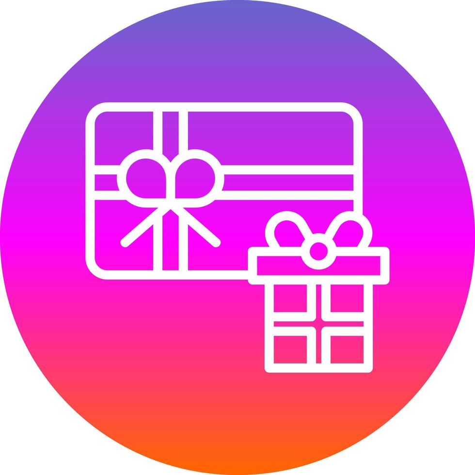 Gift Card Vector Icon Design