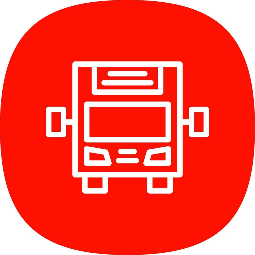 diseño de icono de vector de pantalla de bus