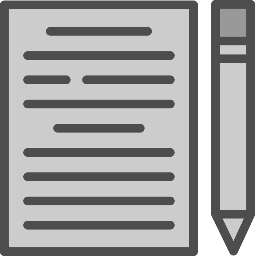 Copywriting Vector Icon Design