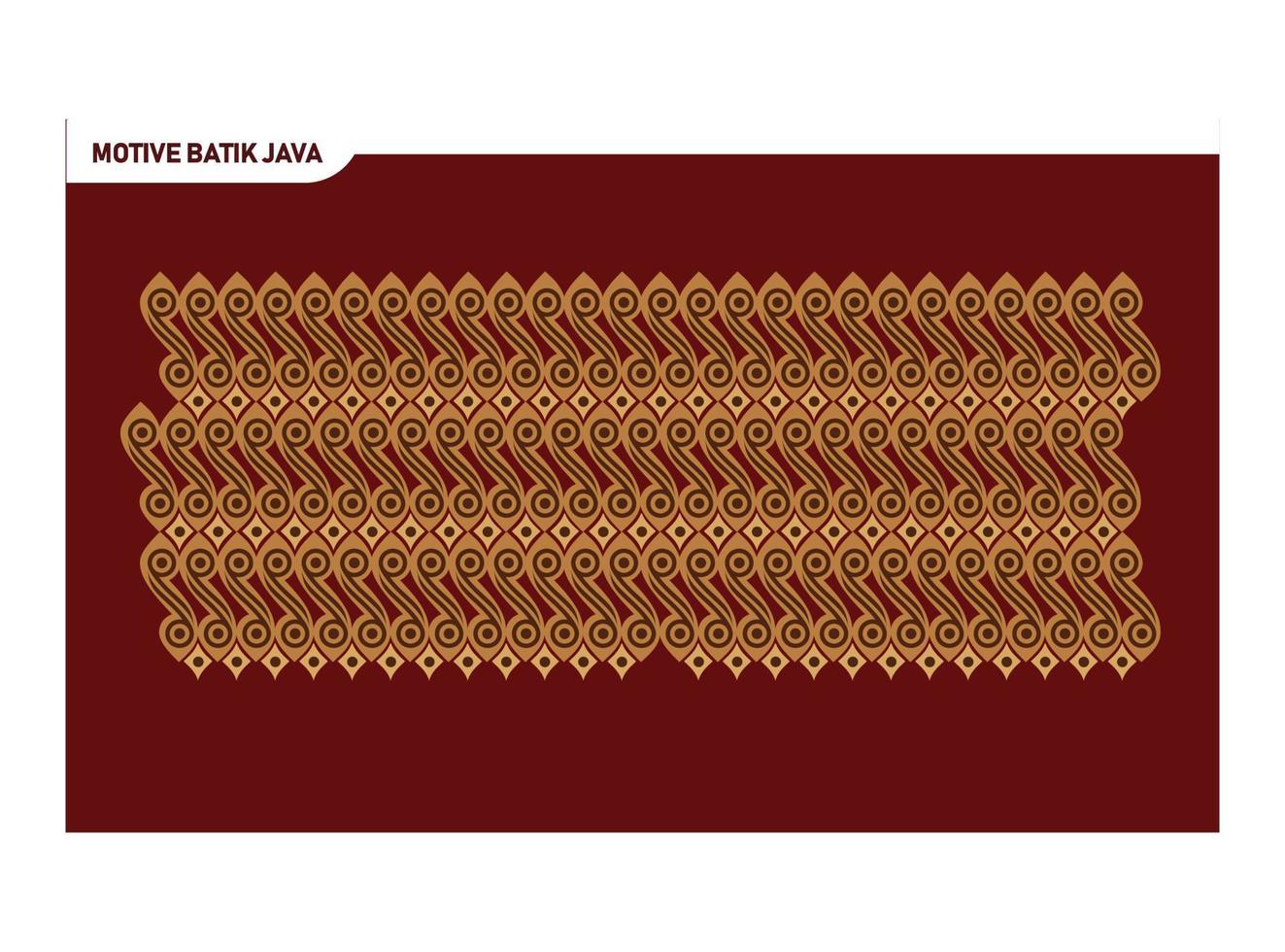 ilustración de pinturas batik javanesas indonesias, líneas de tela, patrones sin fisuras. ilustración vectorial adecuada para diagramas, infografías y otros recursos gráficos vector