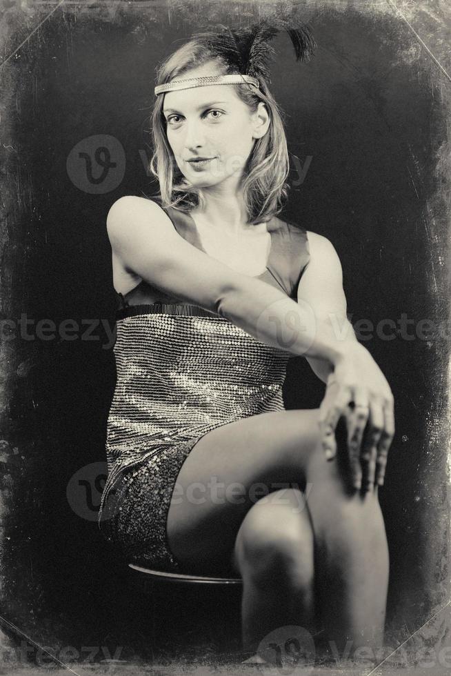 Female style 30s art photo