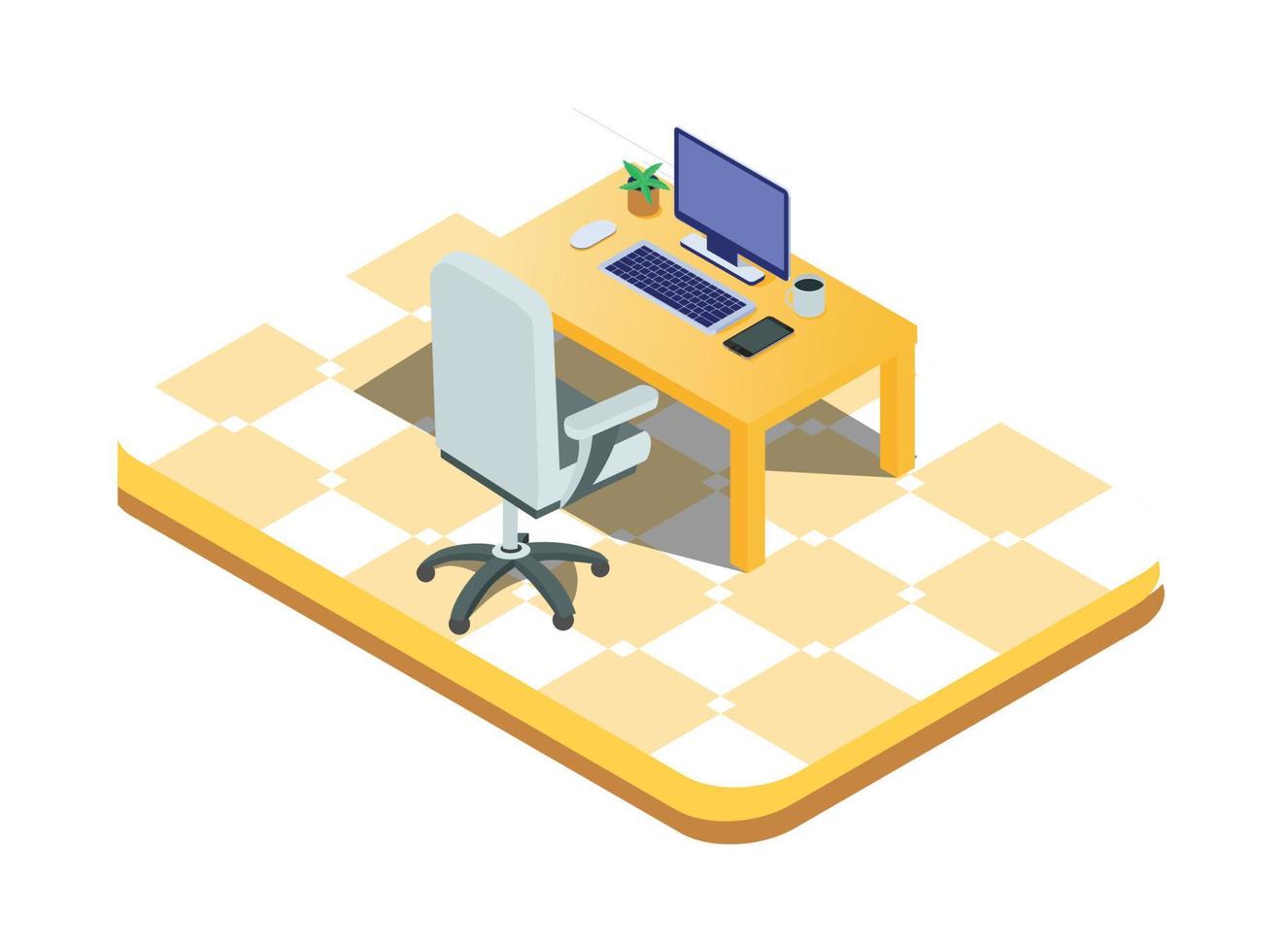 Isometric vector illustration Laptop with elements of infographics.. Isometric vector illustration. Laptop with elements of infographics.