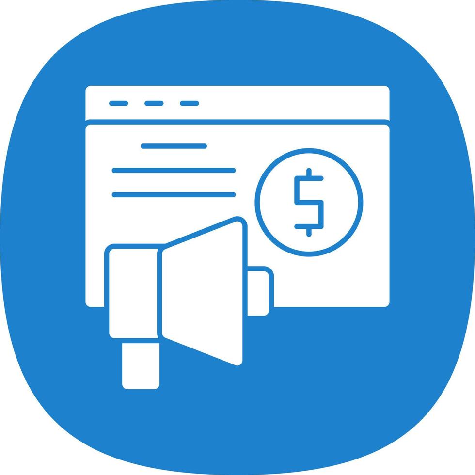 Advertising Sales Vector Icon Design