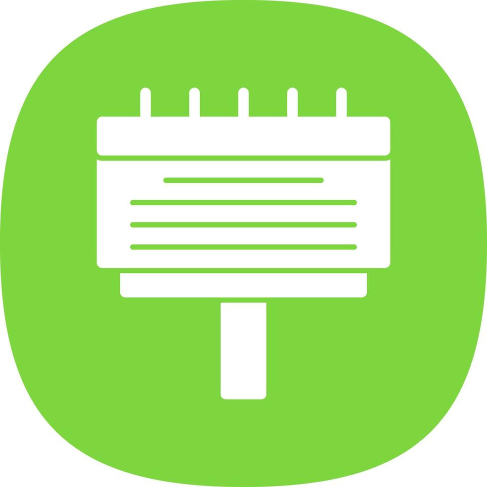 Billboard Vector Icon Design