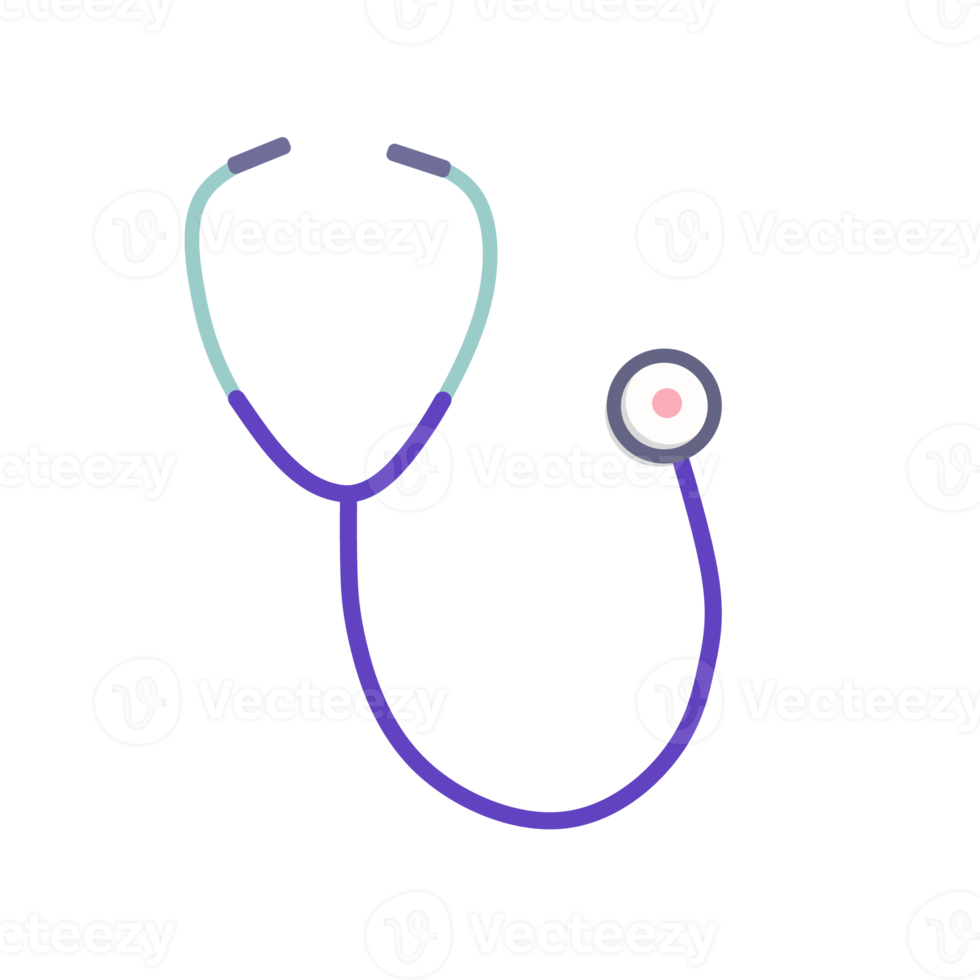 Stethoscope icon illustration, Medical equipment. png