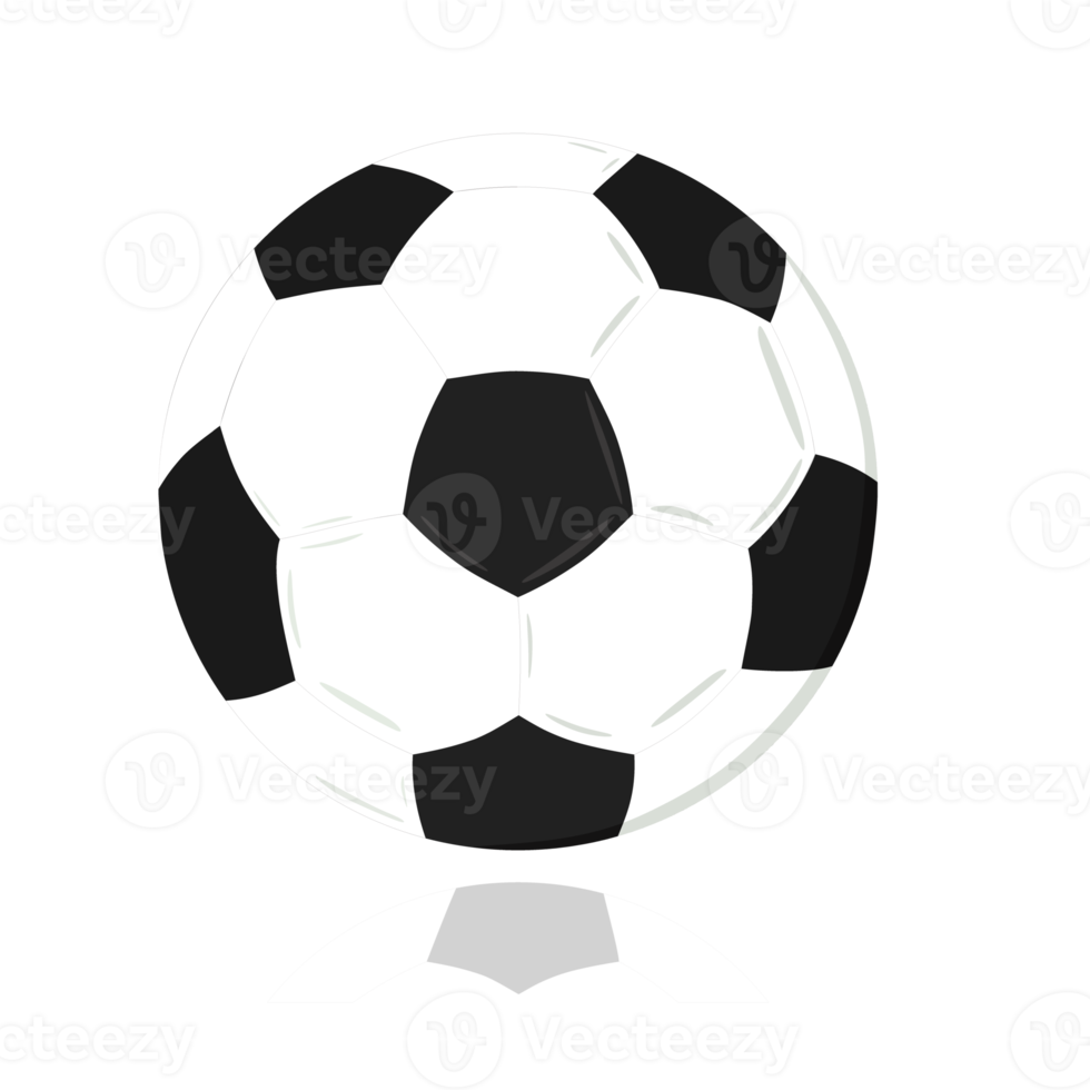 Soccer ball for football play game theme png