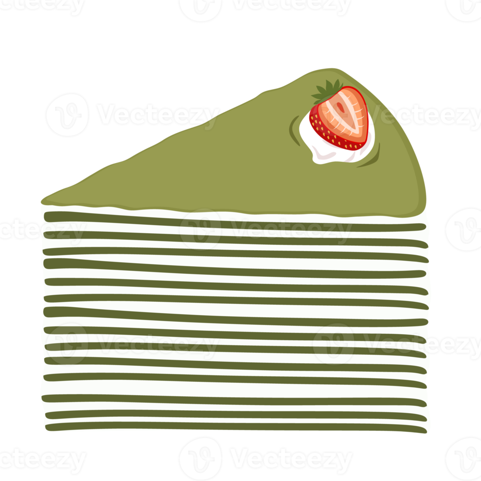 Mille crepe and cream cake for your dessert png