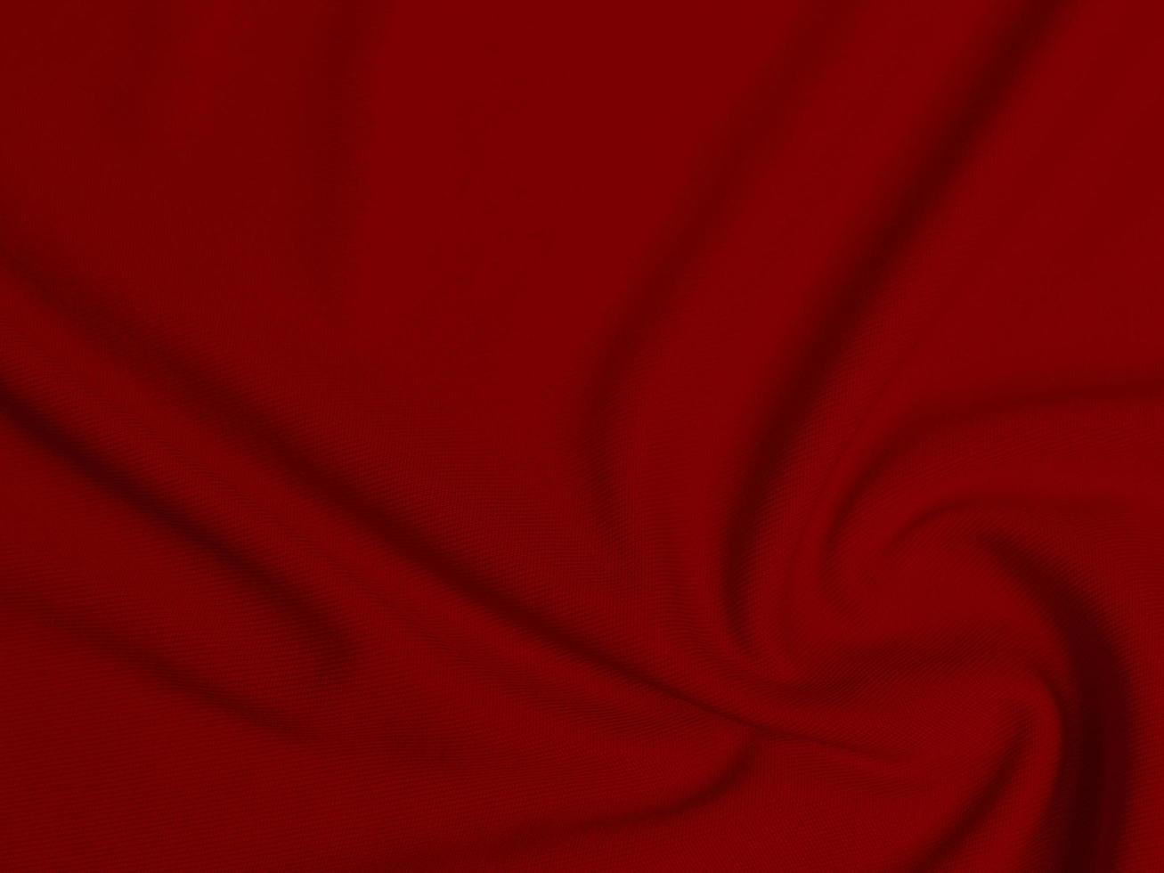 red velvet fabric texture used as background. Empty red fabric background of soft and smooth textile material. There is space for text. photo