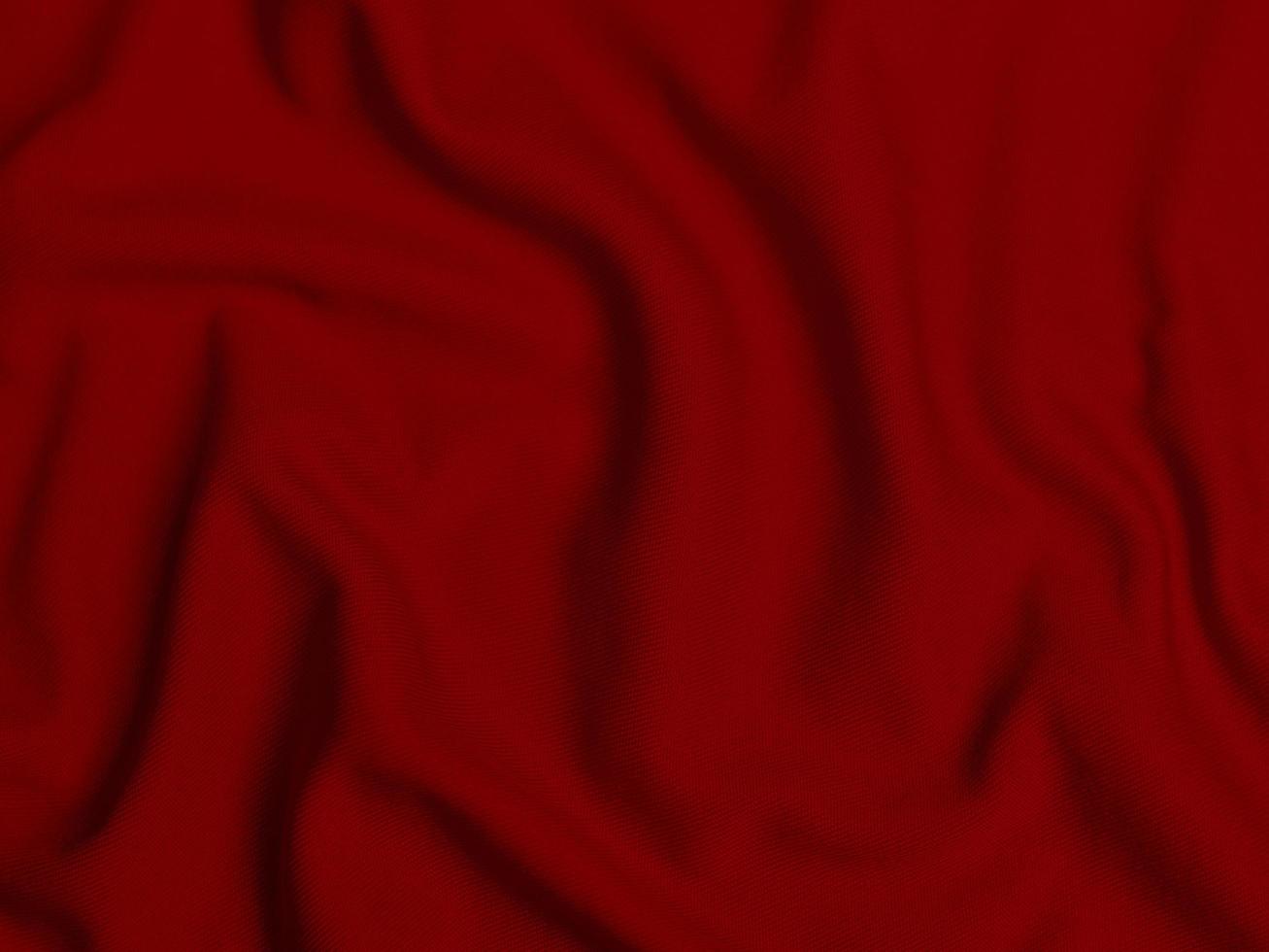 red velvet fabric texture used as background. Empty red fabric background of soft and smooth textile material. There is space for text. photo
