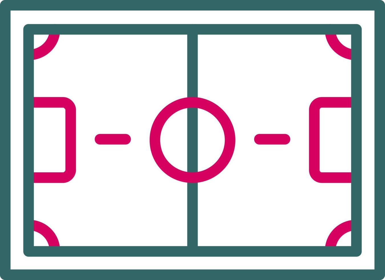 Football Field Vector Icon
