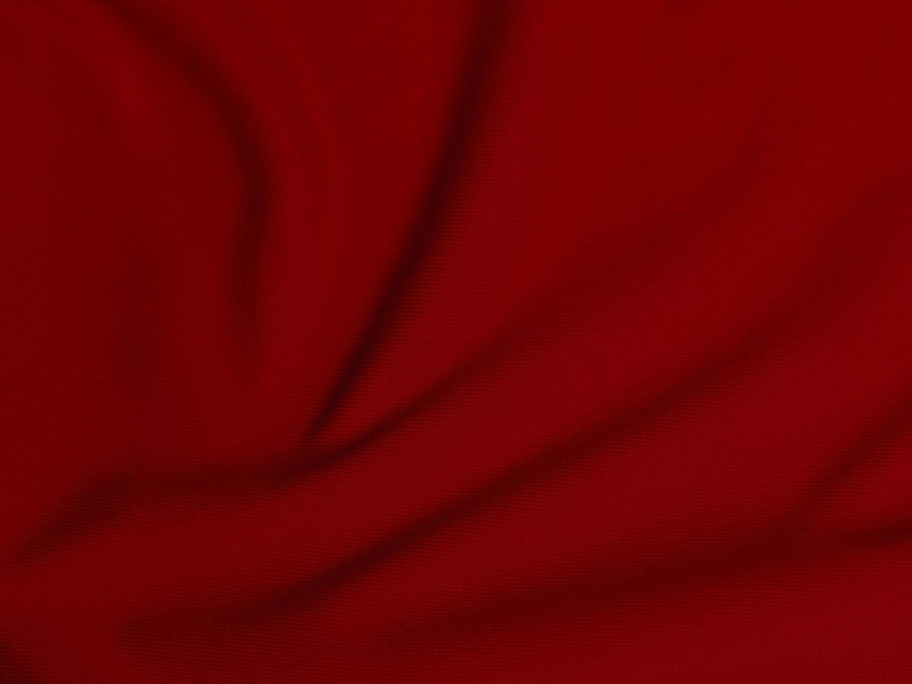 red velvet fabric texture used as background. Empty red fabric background of soft and smooth textile material. There is space for text. photo