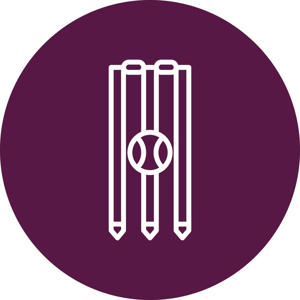 Wicket Vector Icon