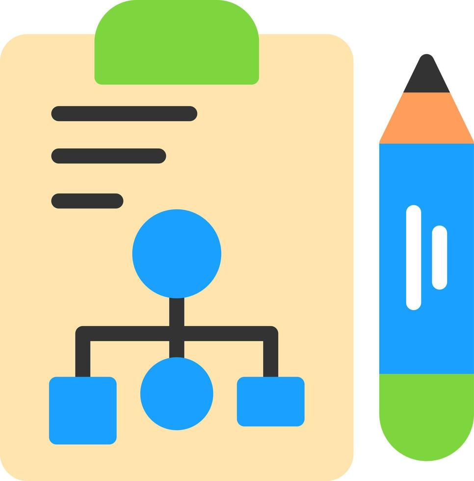 Project Plan Vector Icon Design