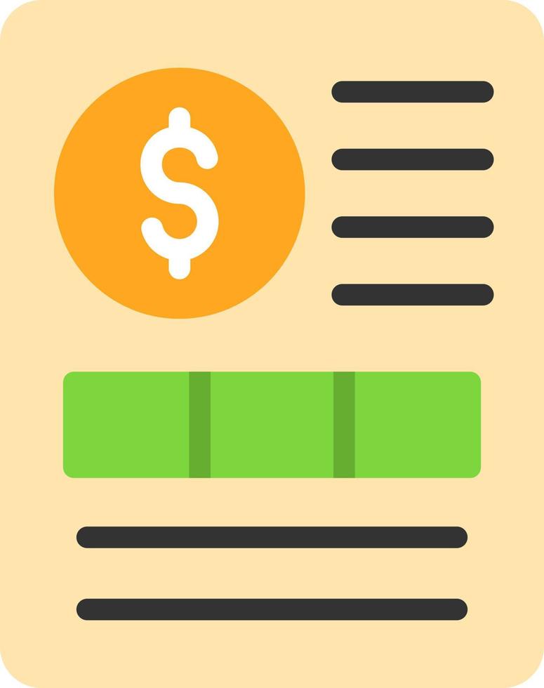 Invoice Vector Icon Design