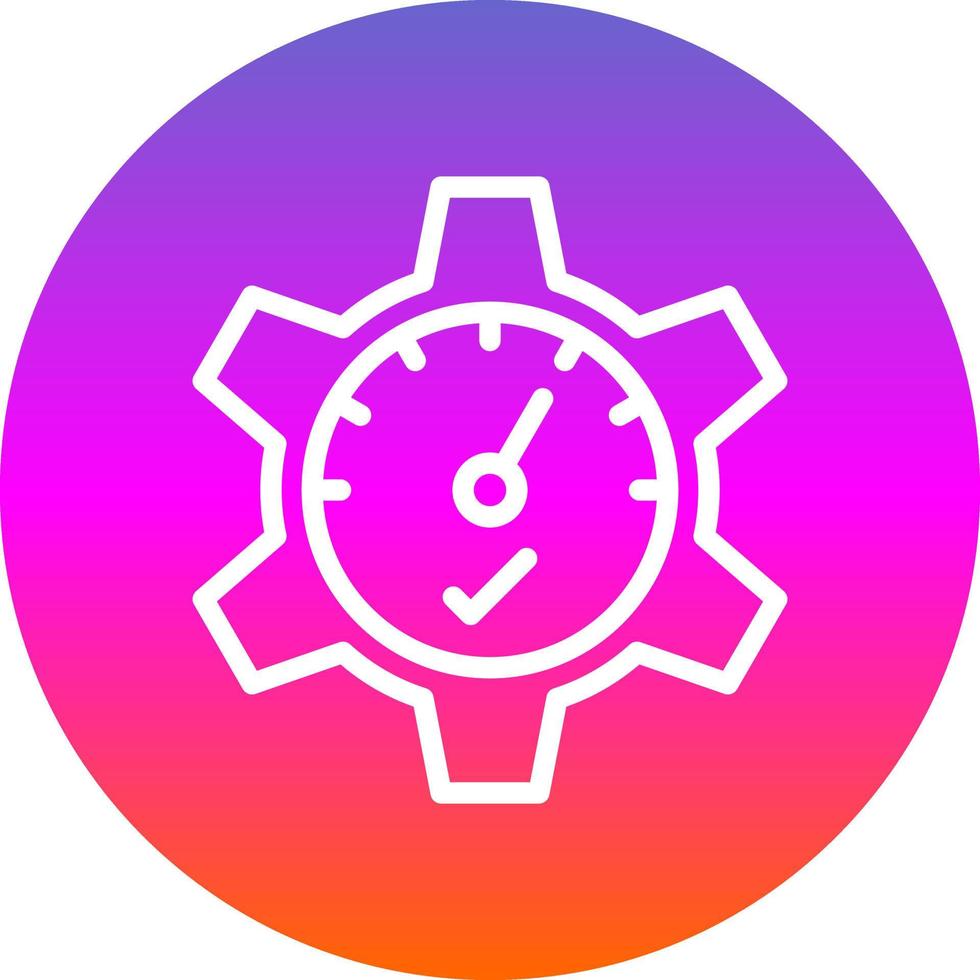 Constant Development Pace Vector Icon Design