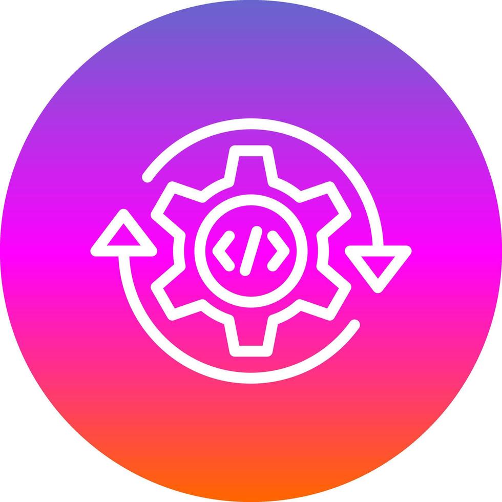 Continuous Integration Vector Icon Design