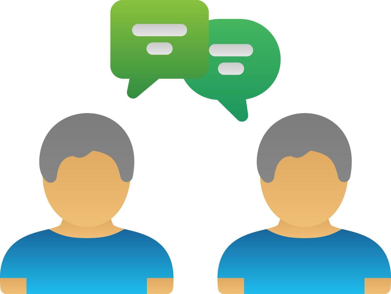 Discussion Vector Icon Design