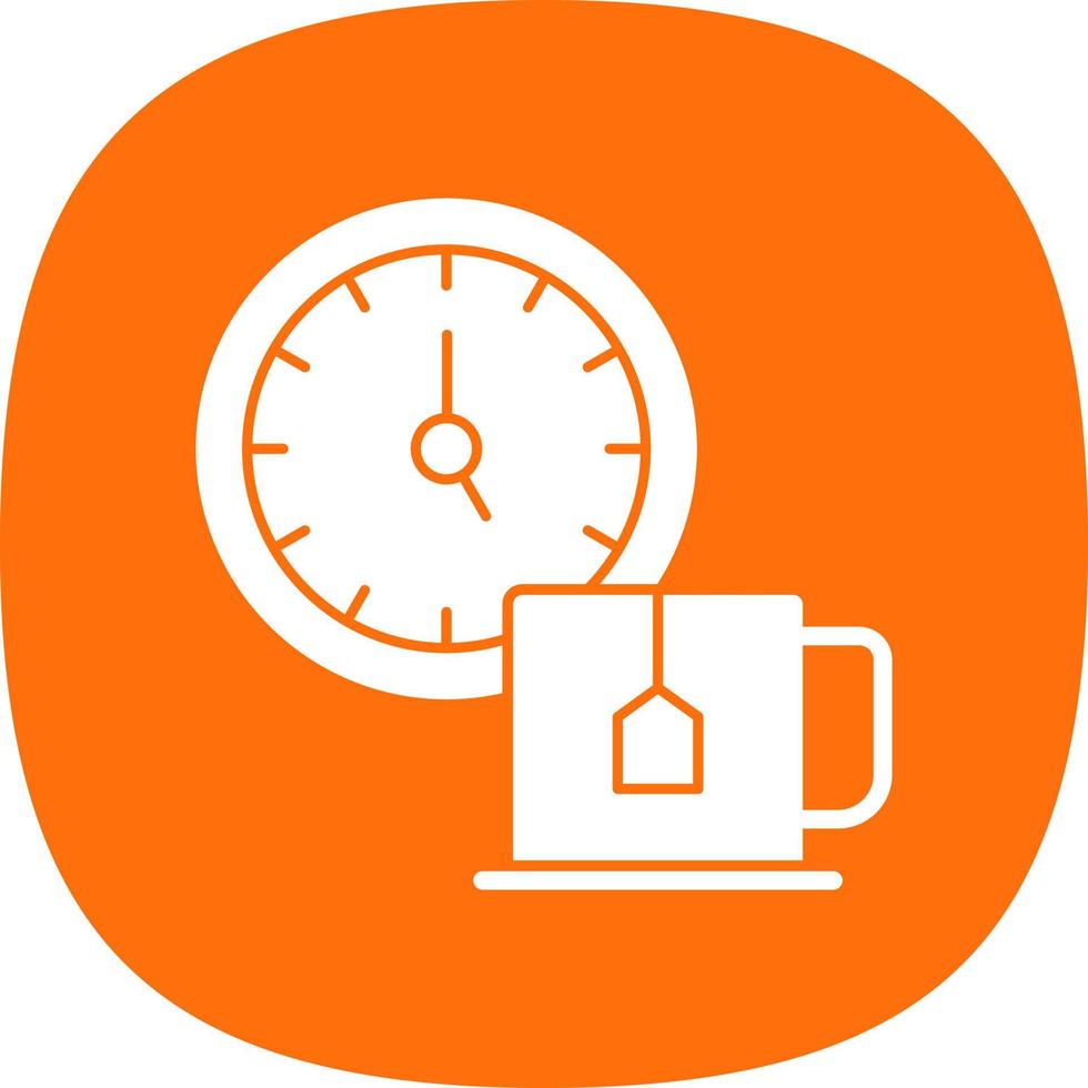 Tea Time Vector Icon Design