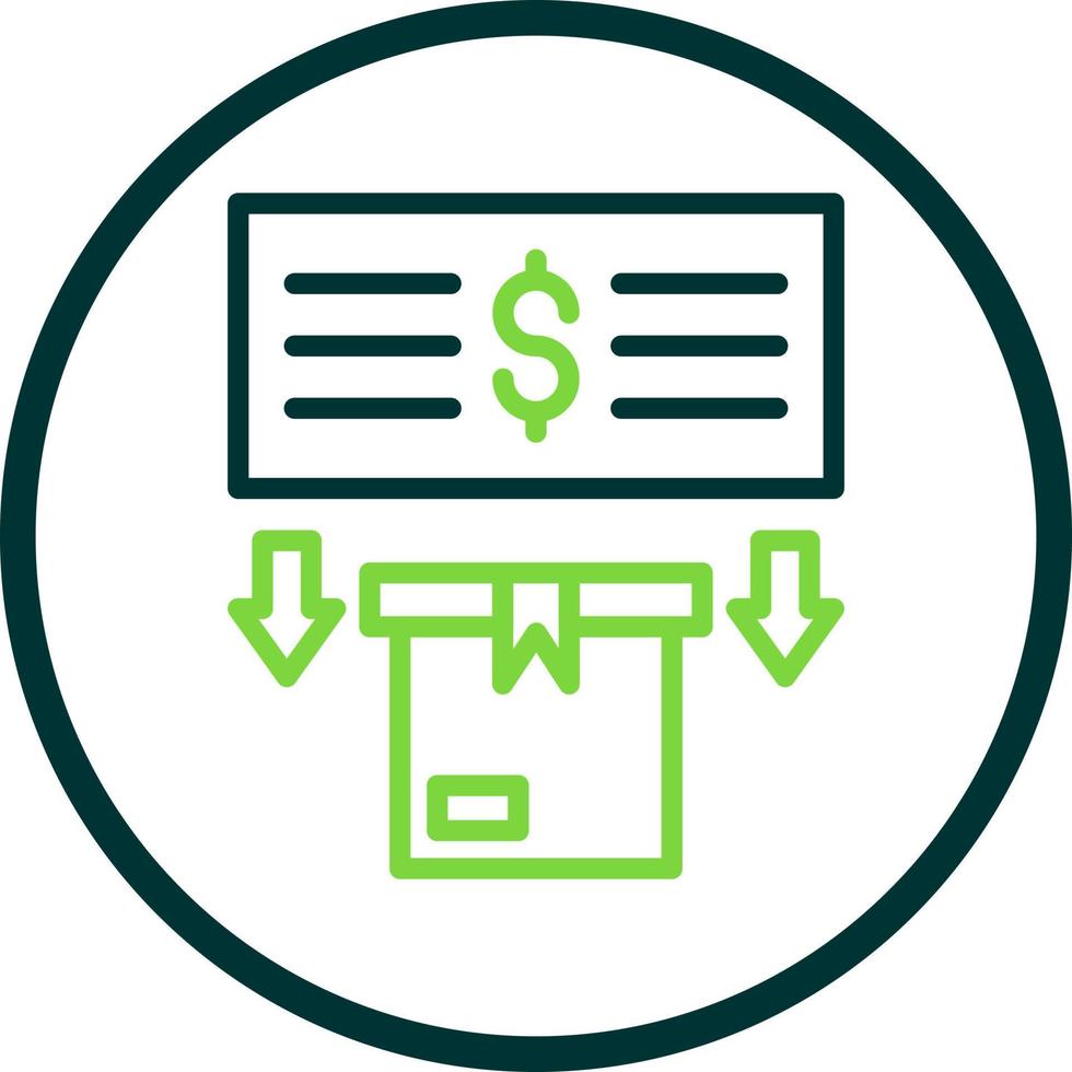 Pay Upon Delivery Vector Icon Design