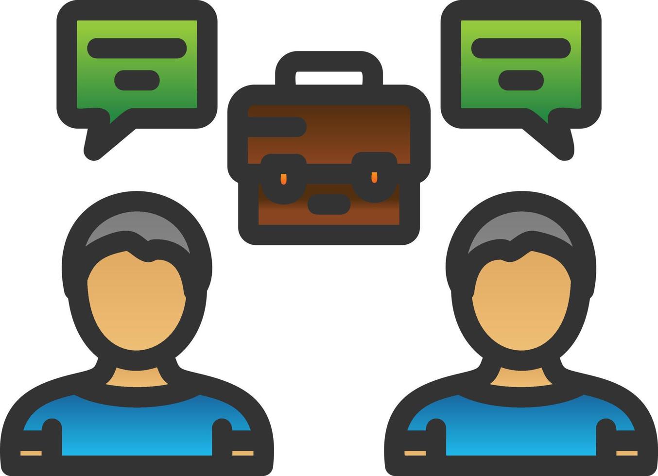 Business Meeting Vector Icon Design