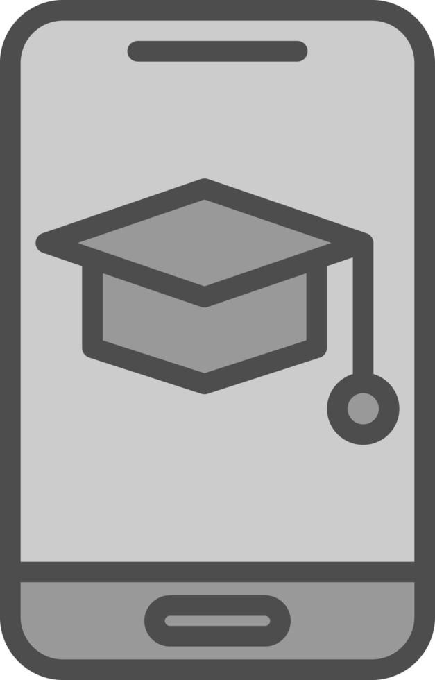 diseño de icono de vector de cursos en línea